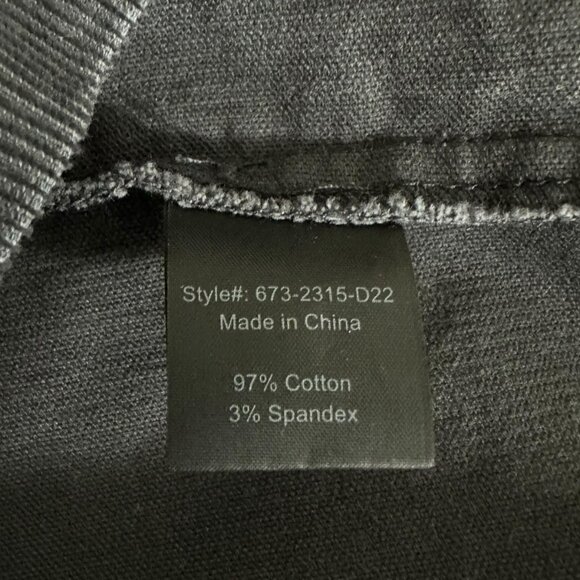 Jenni Kayne Women's Size L Corduroy Button Front Washed Black Barn Jacket - Picture 7 of 8